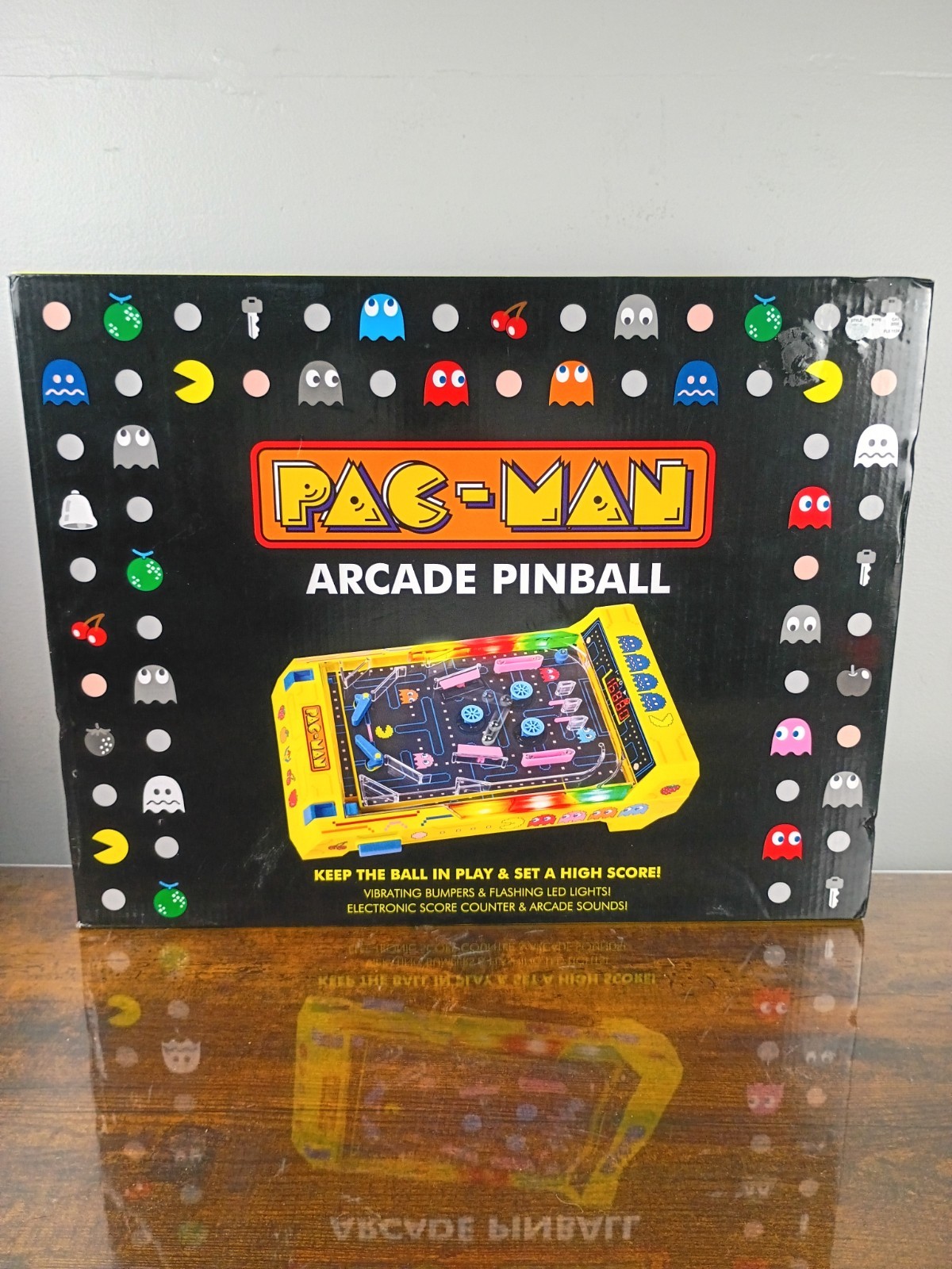 Pac-Man Electronic Arcade Pinball Edition Merchant Ambassador Desktop Game NEW