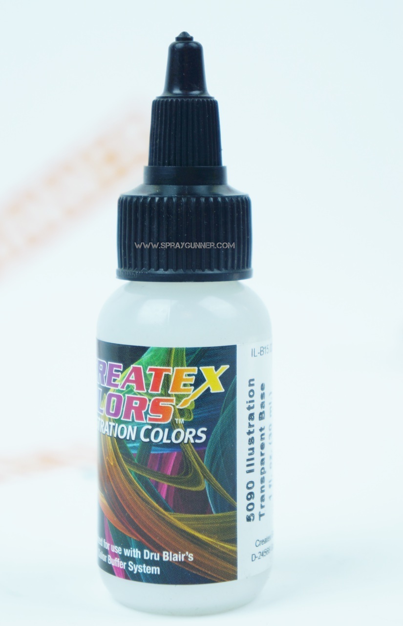 Createx Illustration Colors Transparent Base for Airbrush Paint  5090 1oz