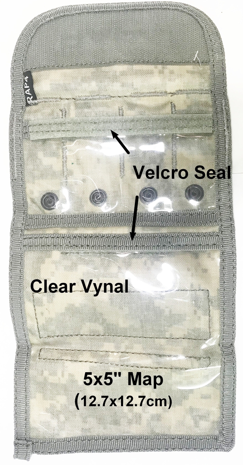 BLACK MOLLE ID / Map Pouch