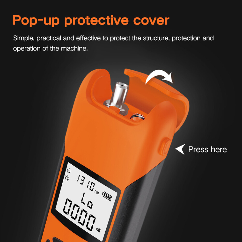 Lightweight Optical Power Meter High Accuracy Rechargeable Optic Power Meter