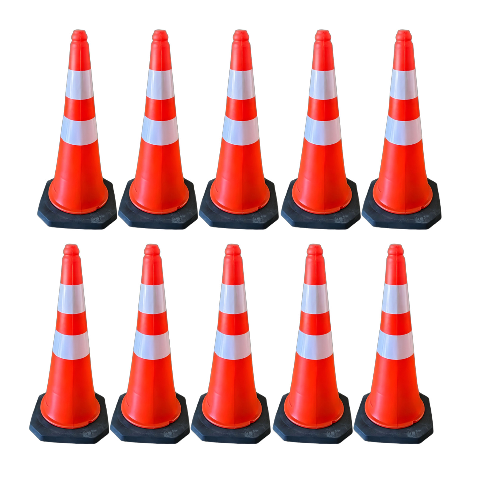 50 Pack 28" Traffic Safety Cones Road Parking Cones Reflective Construction Cone