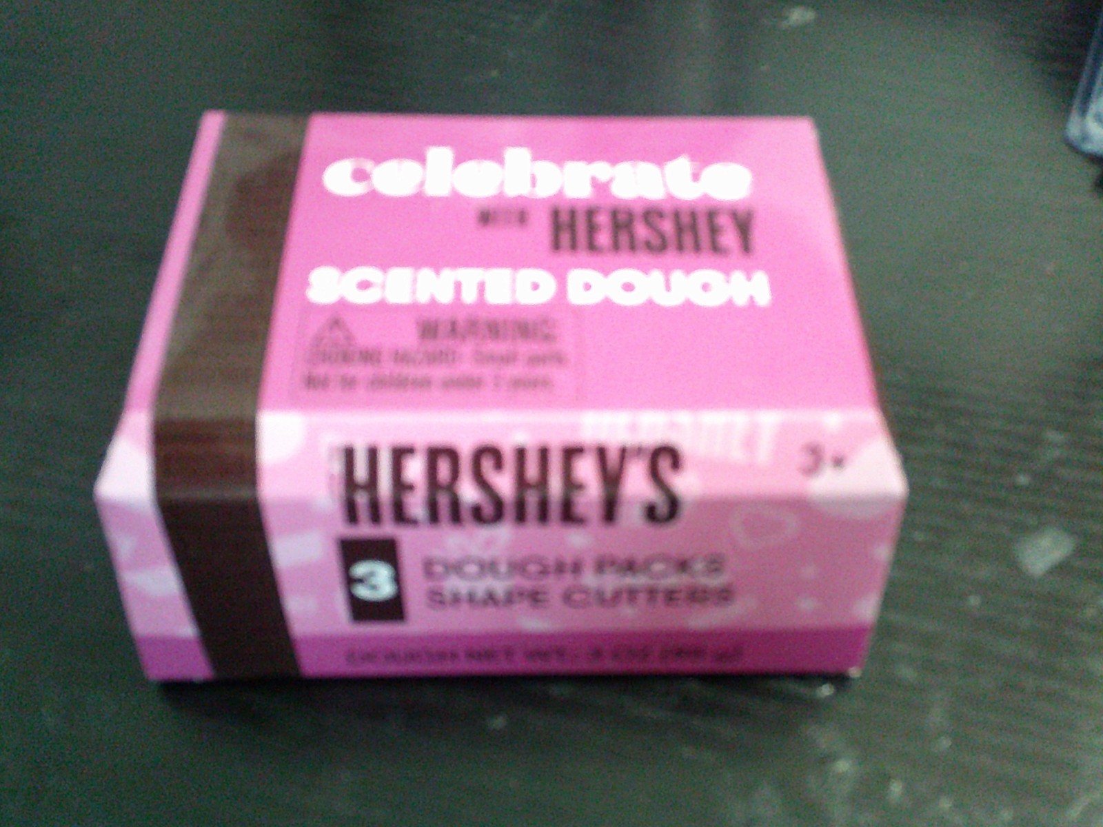 NEW Celebrate with HERSHEY chocolate scented dough with shape cutters