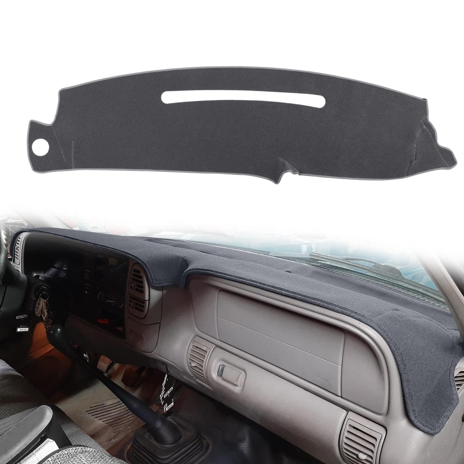 Dash Cover Custom Fit for 1997-2000 Chevy Chevrolet/GMC C1500 C2500 C3500 K15...