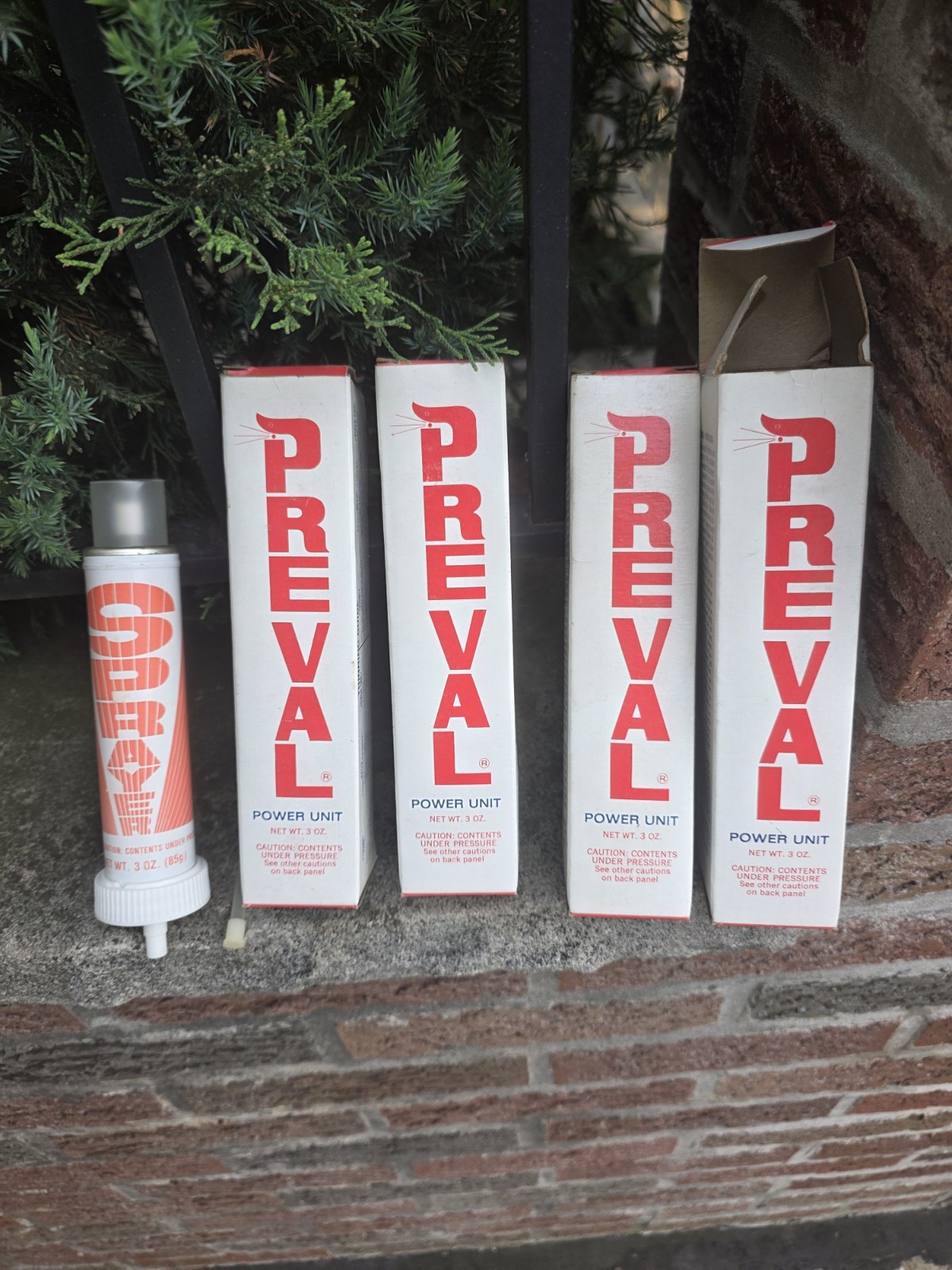 Lot Of 4. PreVal Replacement Spray Gun Power Unit 3 Oz Can New Vintage