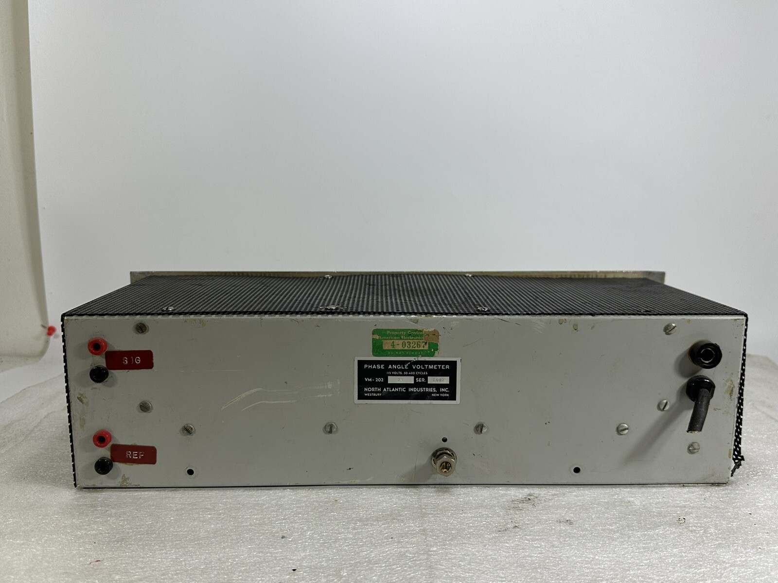 Vintage North Atlantic 202BR ~ Phase Angle Voltmeter ~ AS-IS / UNTESTED