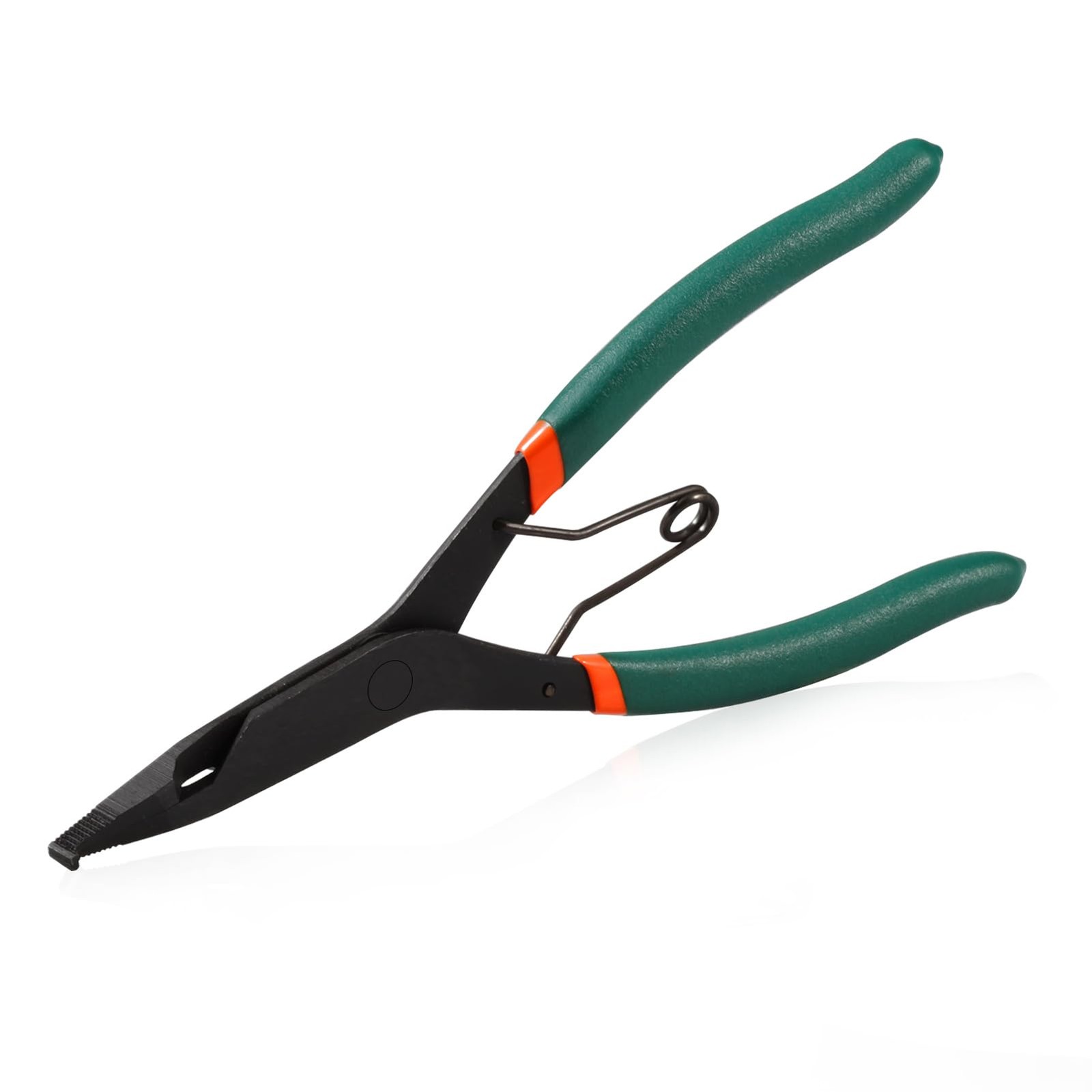9 inch Angle Tip Lock Ring Pliers with Hole Flat Nose