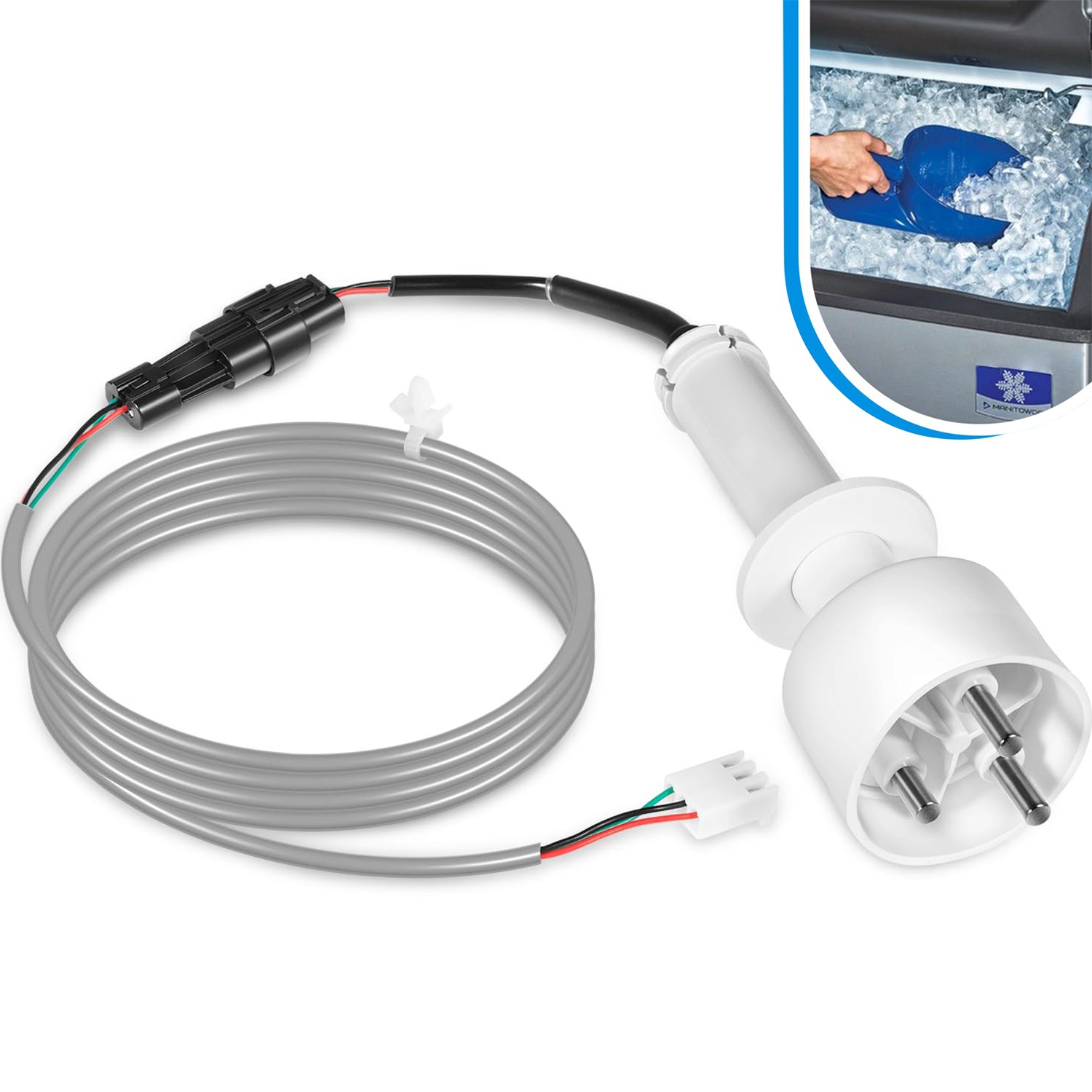 for Manitowoc Ice Makers ID0522A,IY0304A,000016053 Water Level Sensor Probe Kit