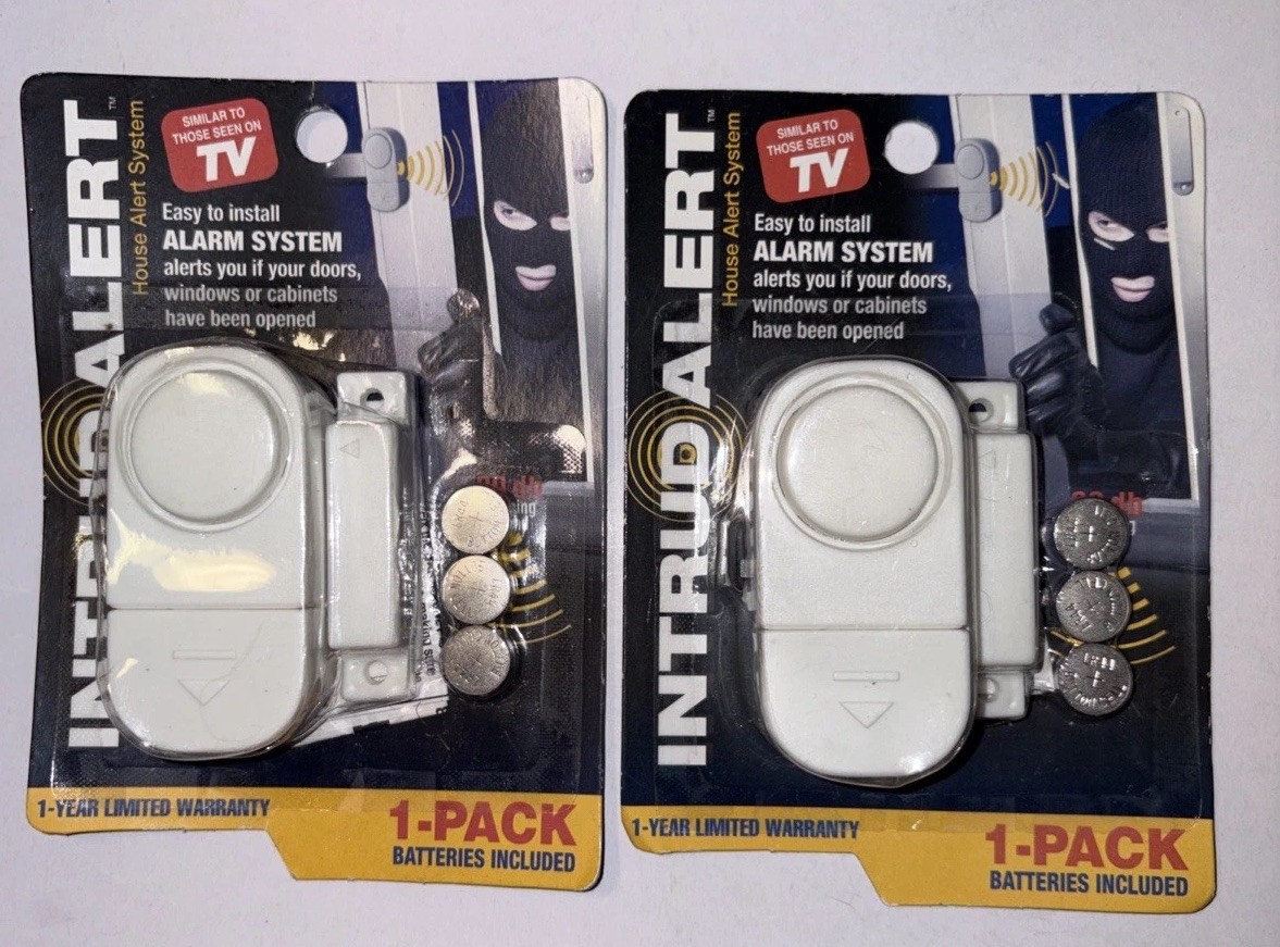 Intruder Alert 1-Pack Window and Door SensorNos Unopened Lot (2)