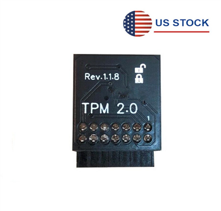TPM 2.0 Security Module Board Trusted Platform Module For MSI 14 PIN LPC MS-413