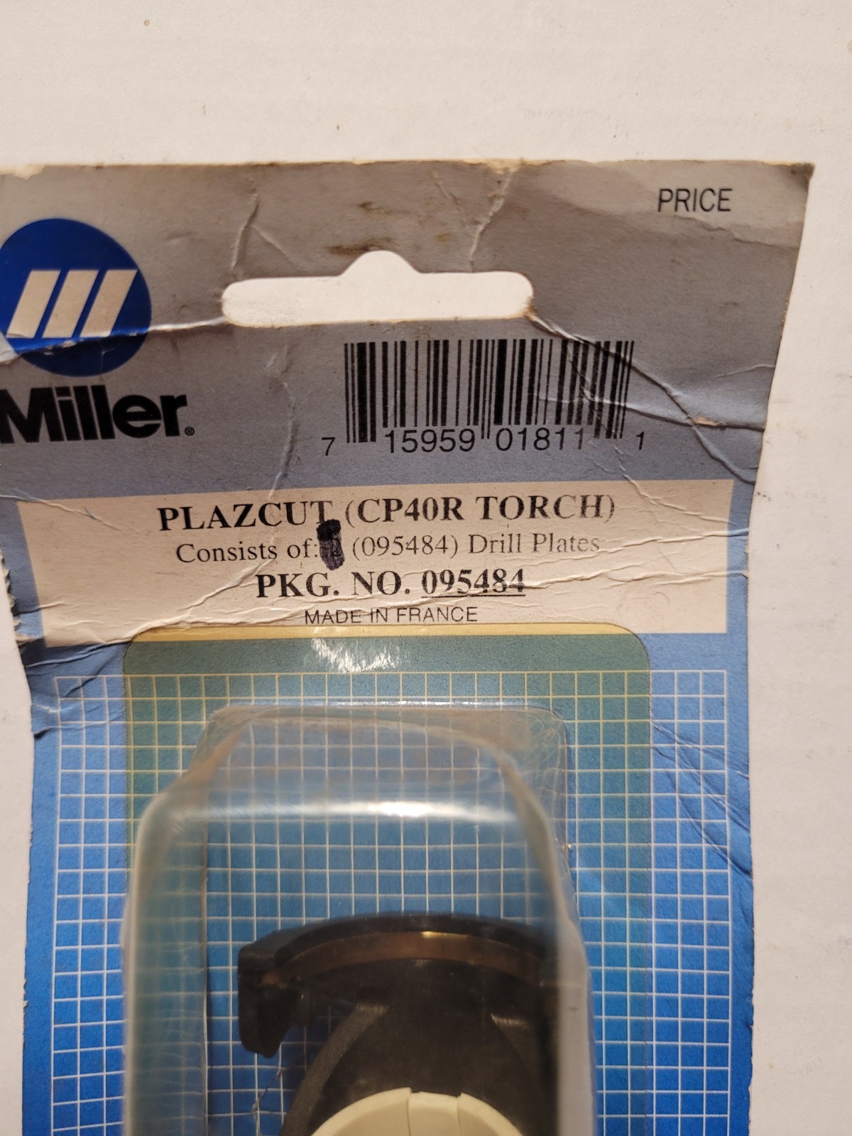 PLAZCUT (CP40R) TORCH DRILL PLATE 095484