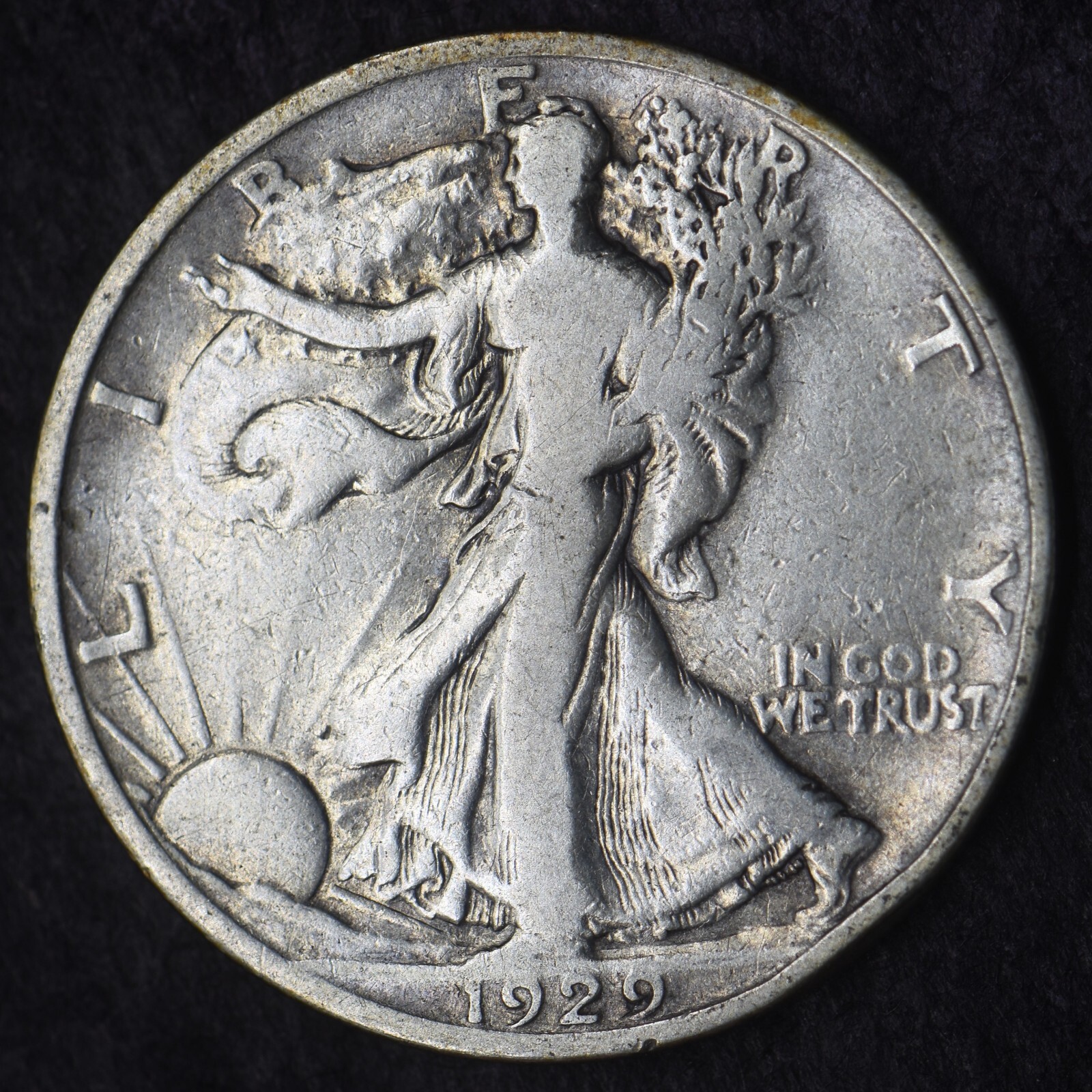 1929-S Walking Liberty Silver Half Dollar 50C - COINGIANTS -