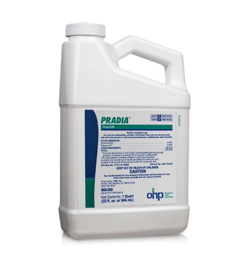 Pradia Greenhouse and Nursery Insecticide 32 fl oz Bottle by OHP