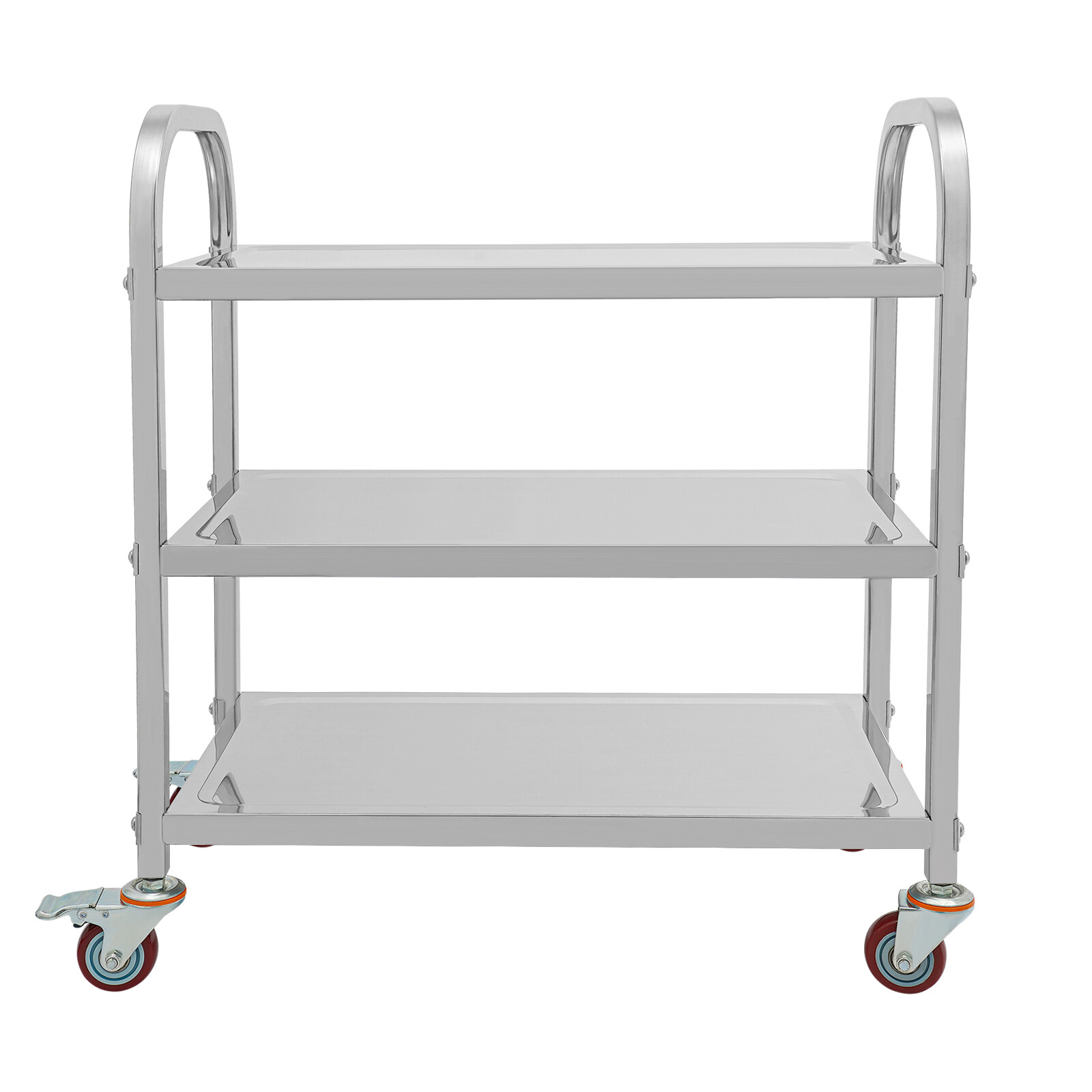 3 Tier Stainless Steel Kitchen Trolley Cart, Kitchen Trolley Car