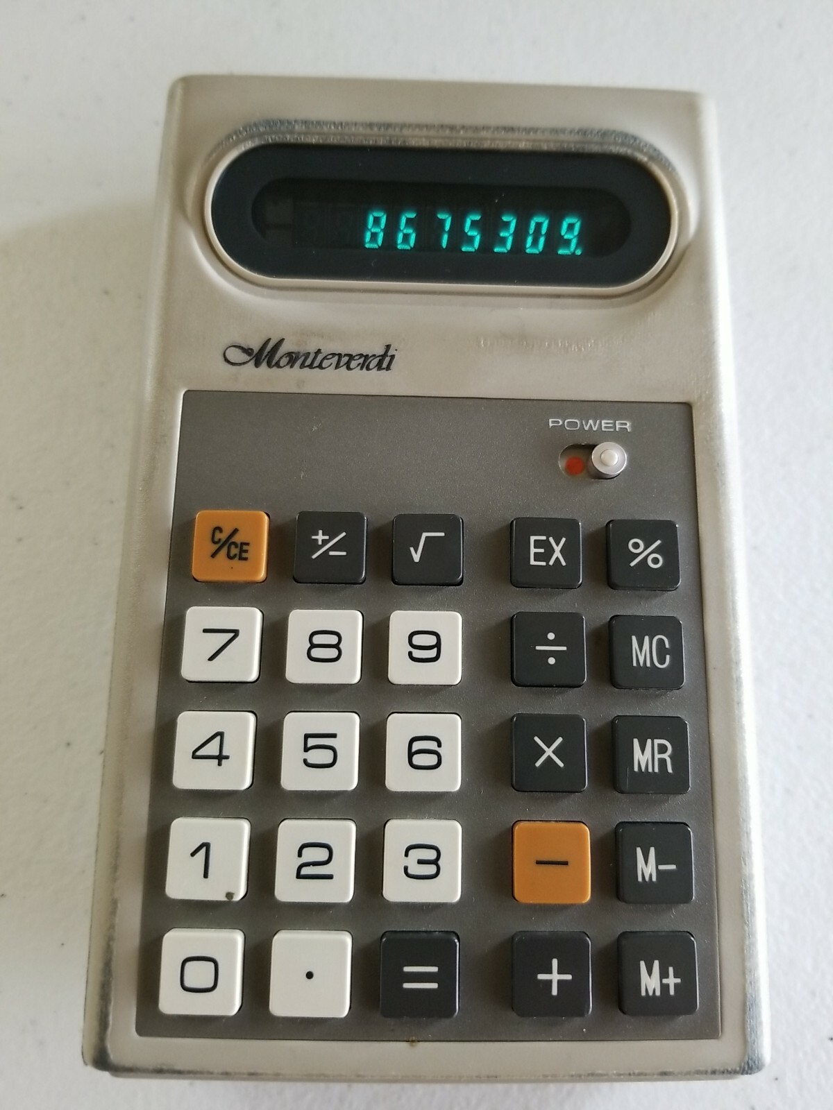 MONTEVERDI E420 HANDHELD Calculator - RARE-HTF Microelectronic