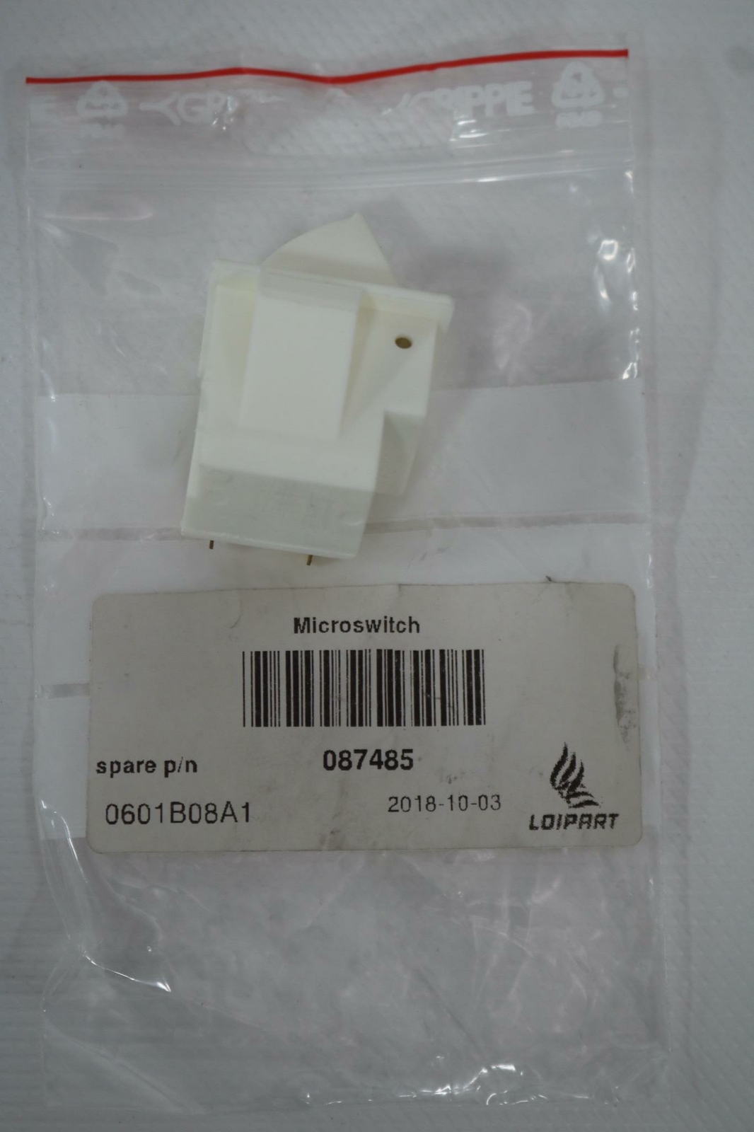 Electrolux Loipart 087475 Refrigerator Microswitch Open Close Switch 1" x 0.8"