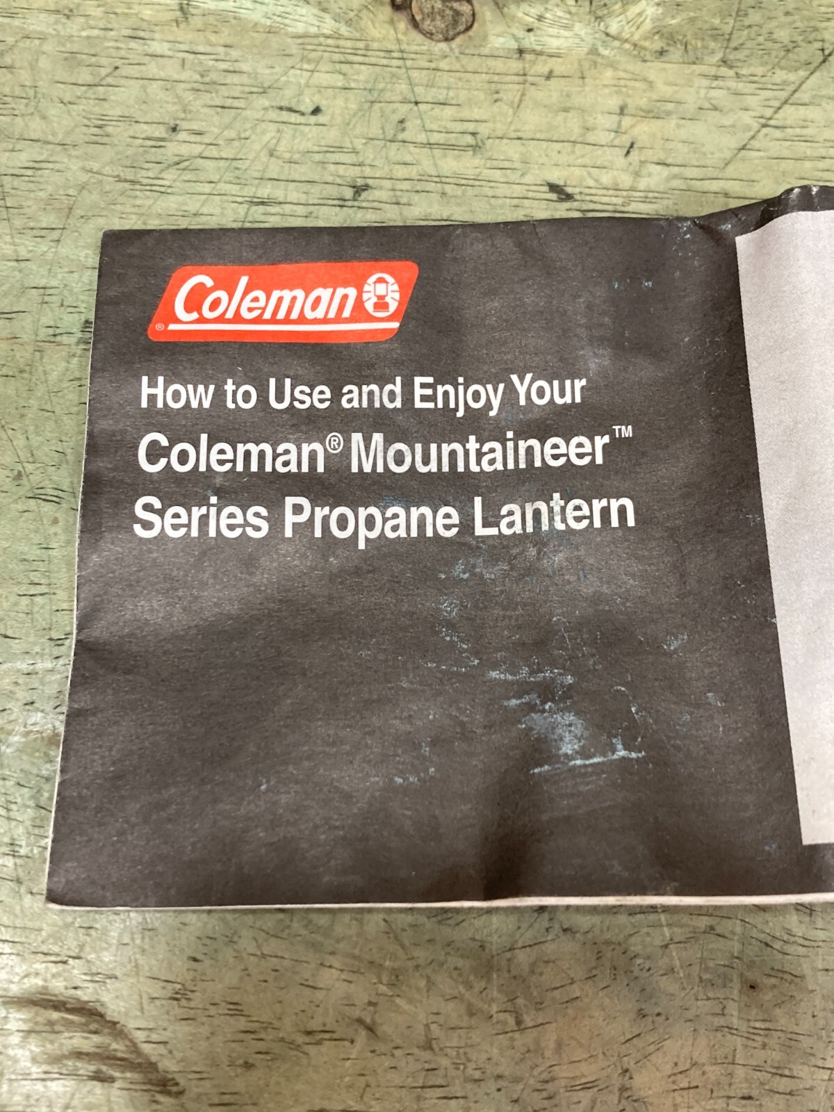 Coleman 3023-701 - Manual - Creased