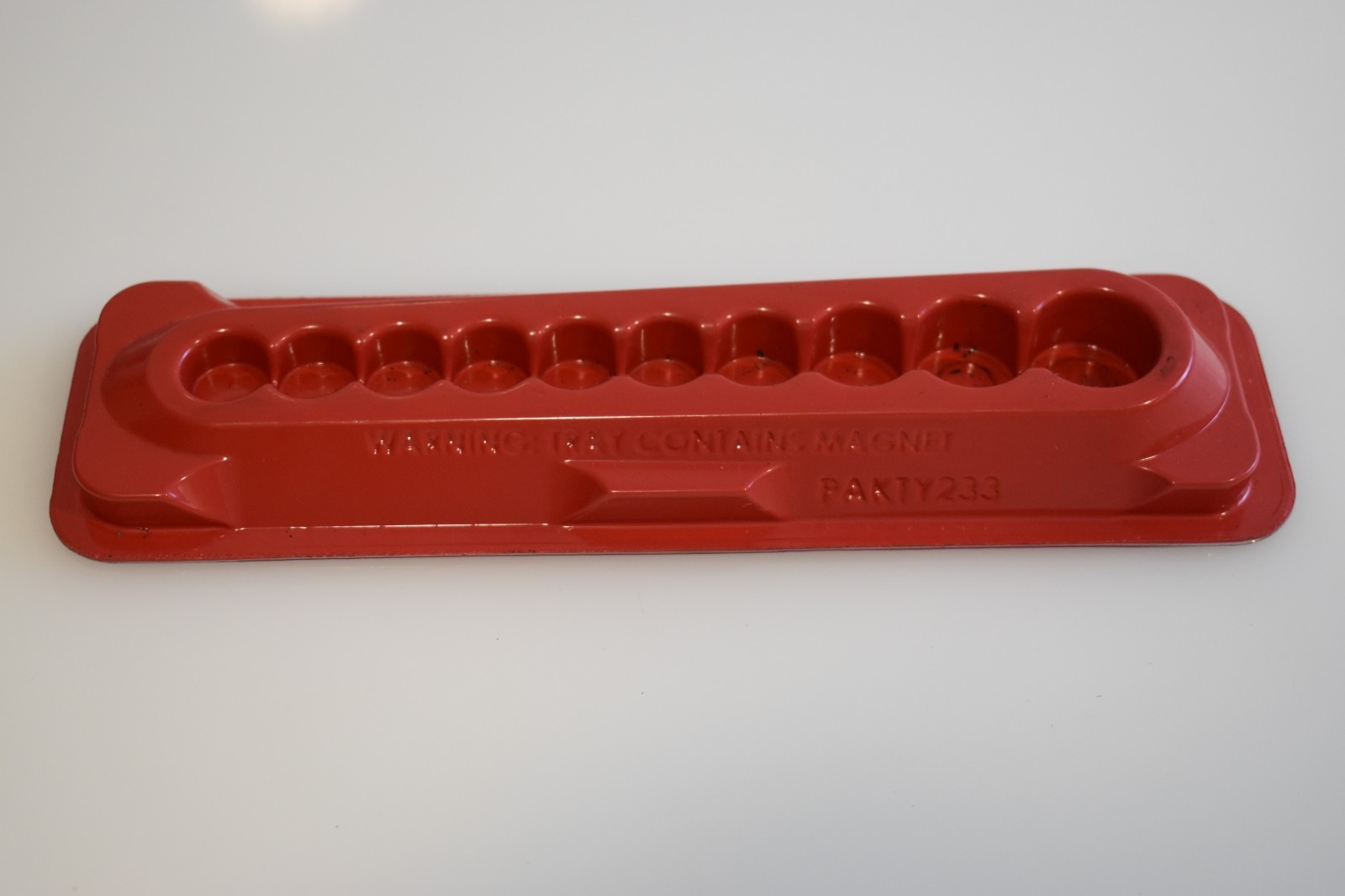 Snap On Tools PAKTY233 Magnetic Socket Tray Organizer Red
