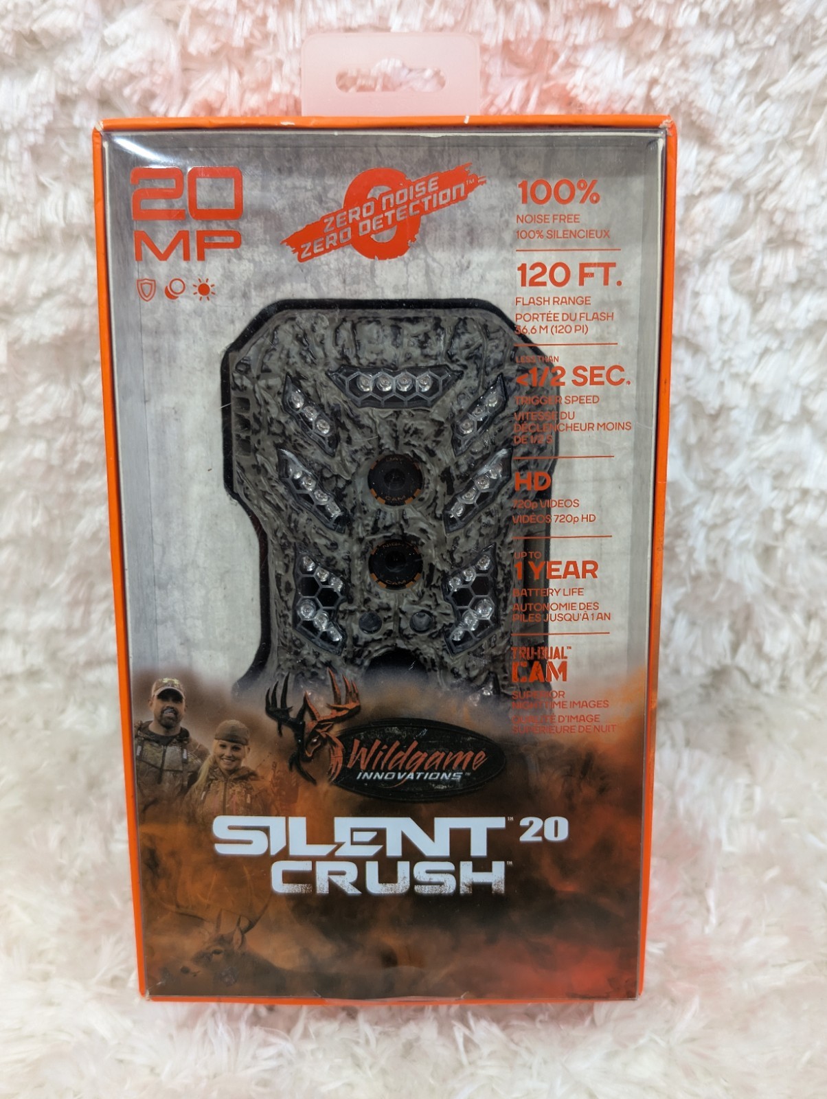 Wildgame Innovations SC20i20-7 Silent Crush Cam 20 Trail Camera, Bark