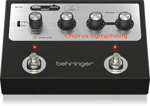 BEHRINGER CHORUS SYMPHONY Modulation Pedal (Chorus Vibrato)