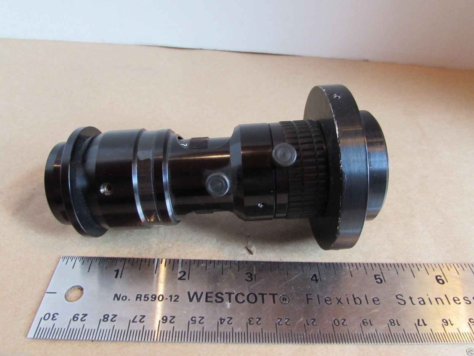 Lot 1-6232D Navitar Zoom Lens Body .7 - 4x w/ 1-60110 .5x Lens Adapter JAPAN