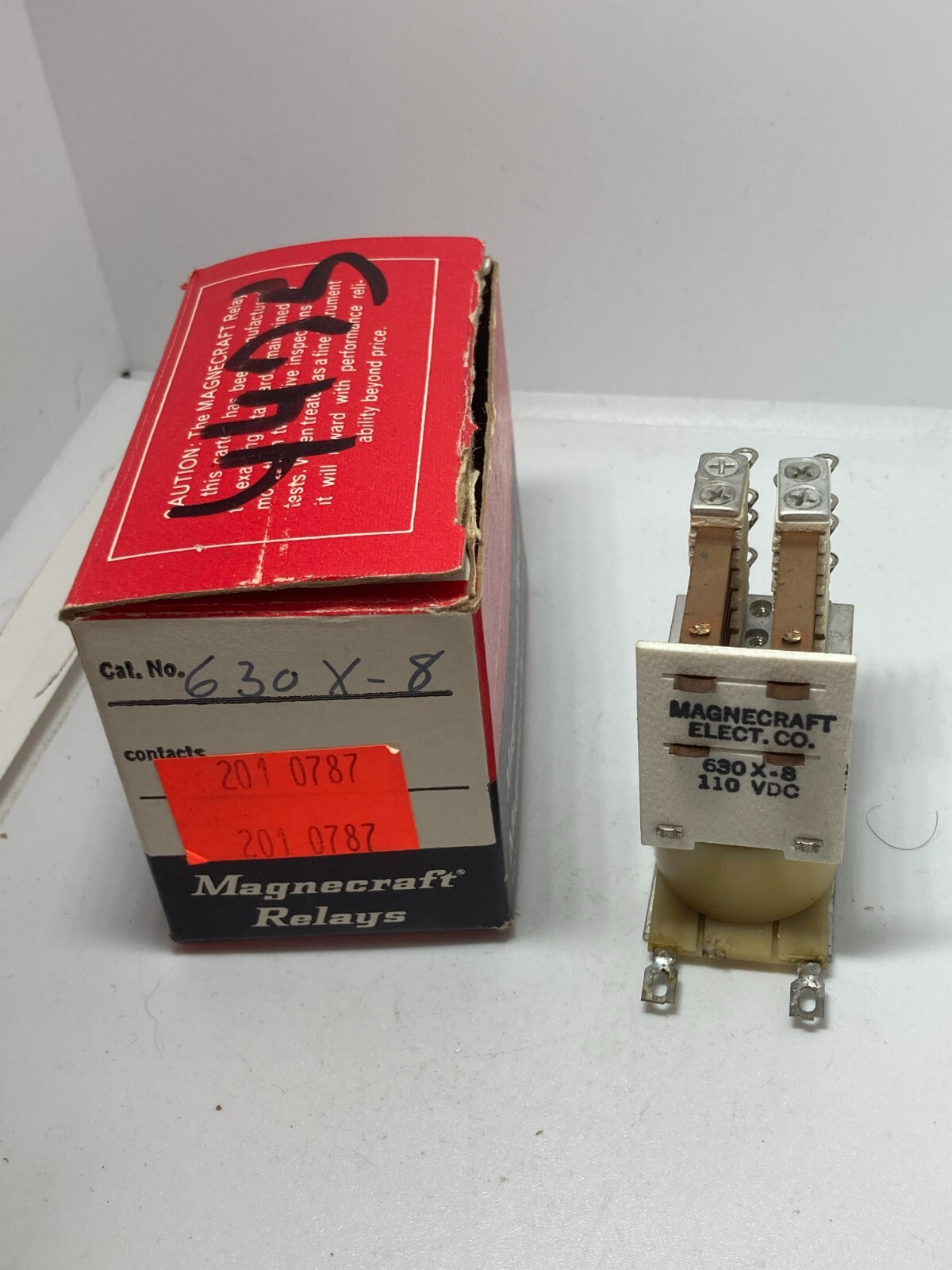 MAGNECRAFT  630X-8 RELAY 110VDC NIB