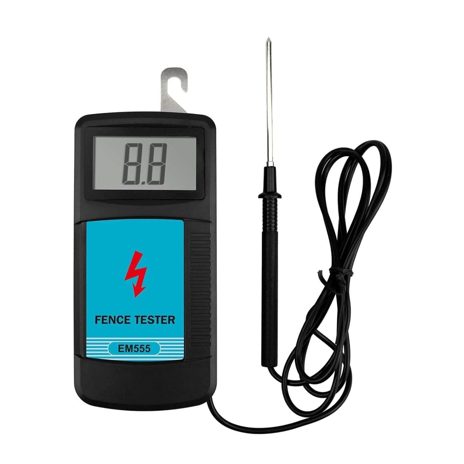Digital Electric Fence Voltage Tester Fault Finder LCD 0.3-9.9kV Blue