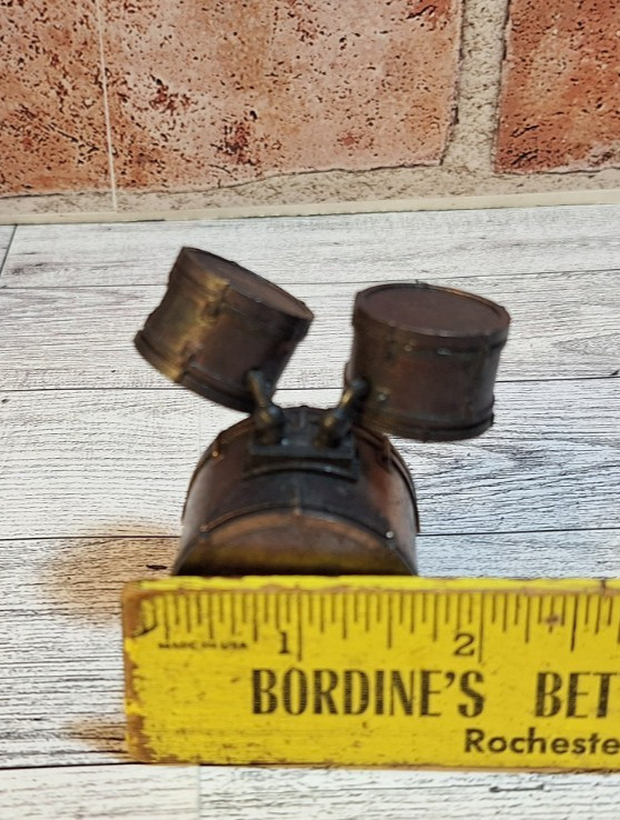 Vintage Die-Cast Pencil Sharpener DRUM SET, Hong Kong