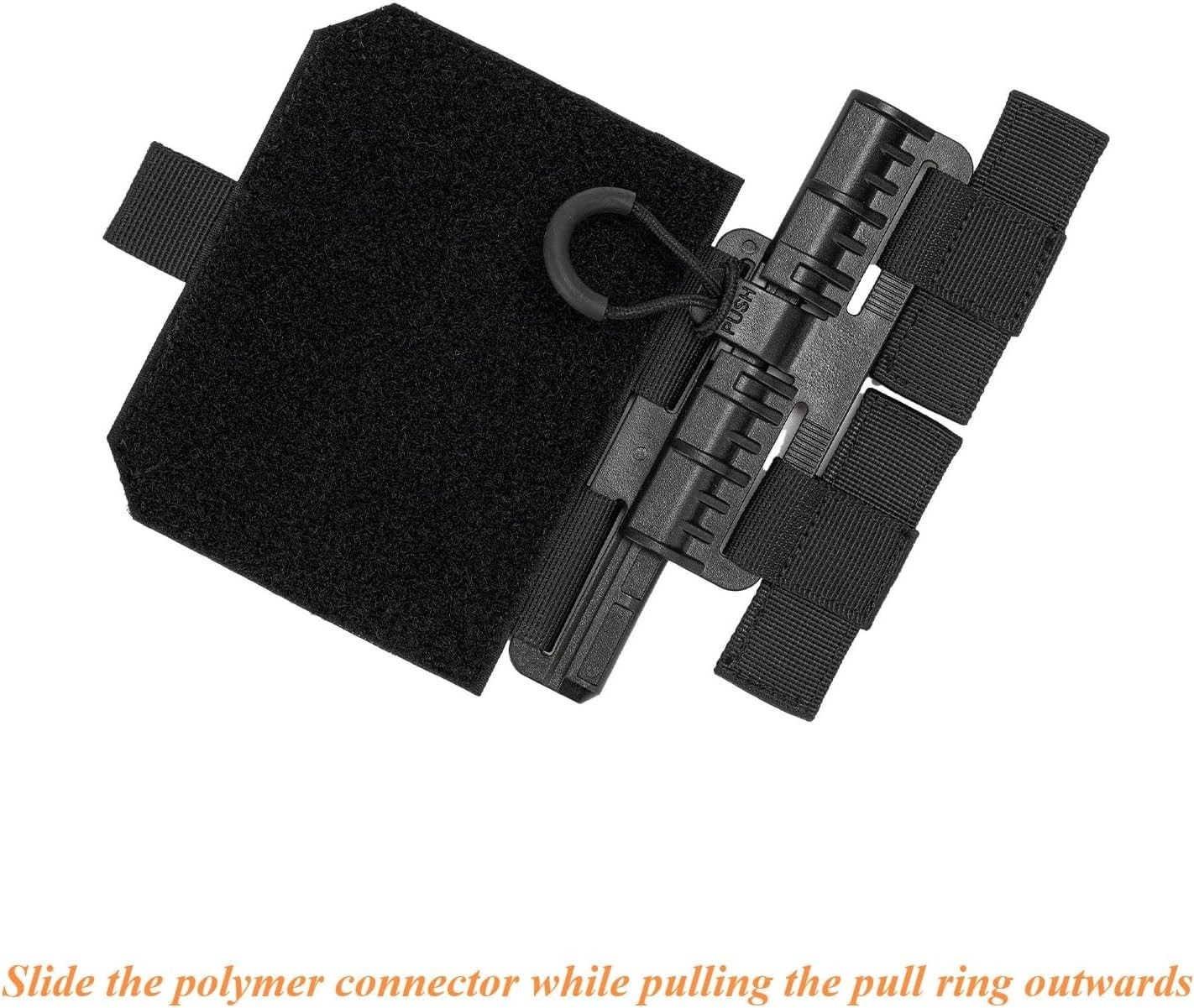Versatile MOLLE Vest Quick Disconnect Hook & Loop Accessory for Training