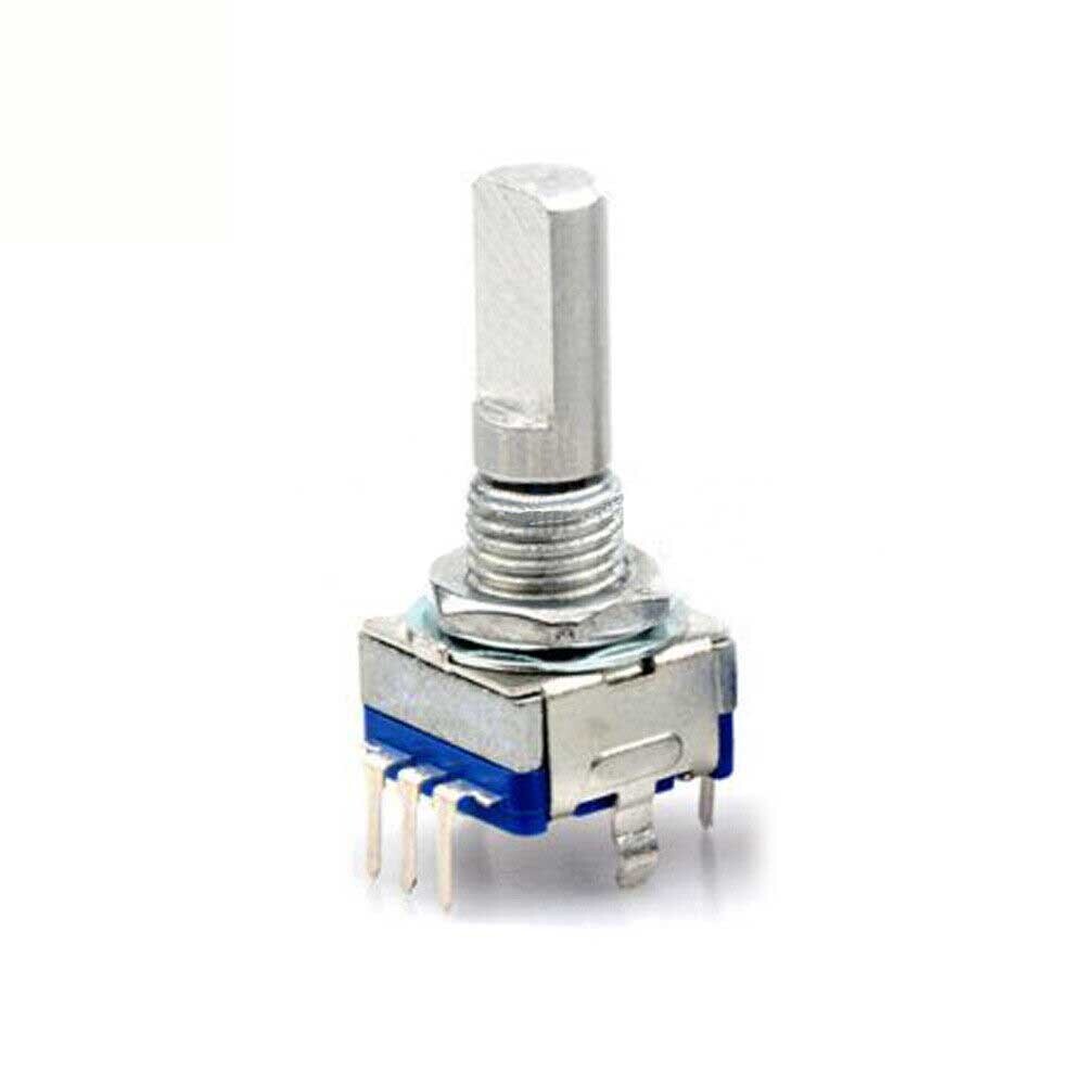 10Pcs Rotary Encoder Switch EC11 Audio Digital Potentiometer with Handle 20 mm