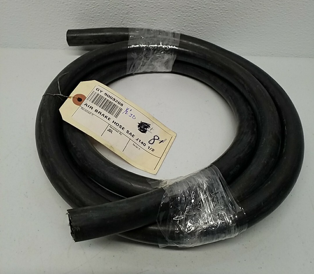 GY 9003208 Air Brake Hose 1/2" I.D. X 8' Length Air Brake Hose