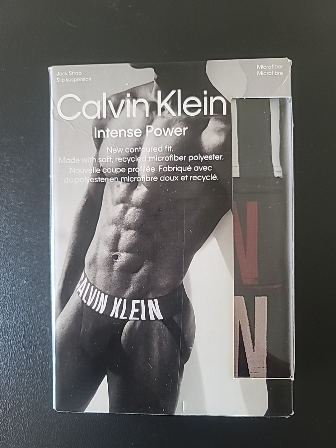 New Calvin Klein Men's Intense Power Micro 3-Pack Jock Strap Underwear Medium