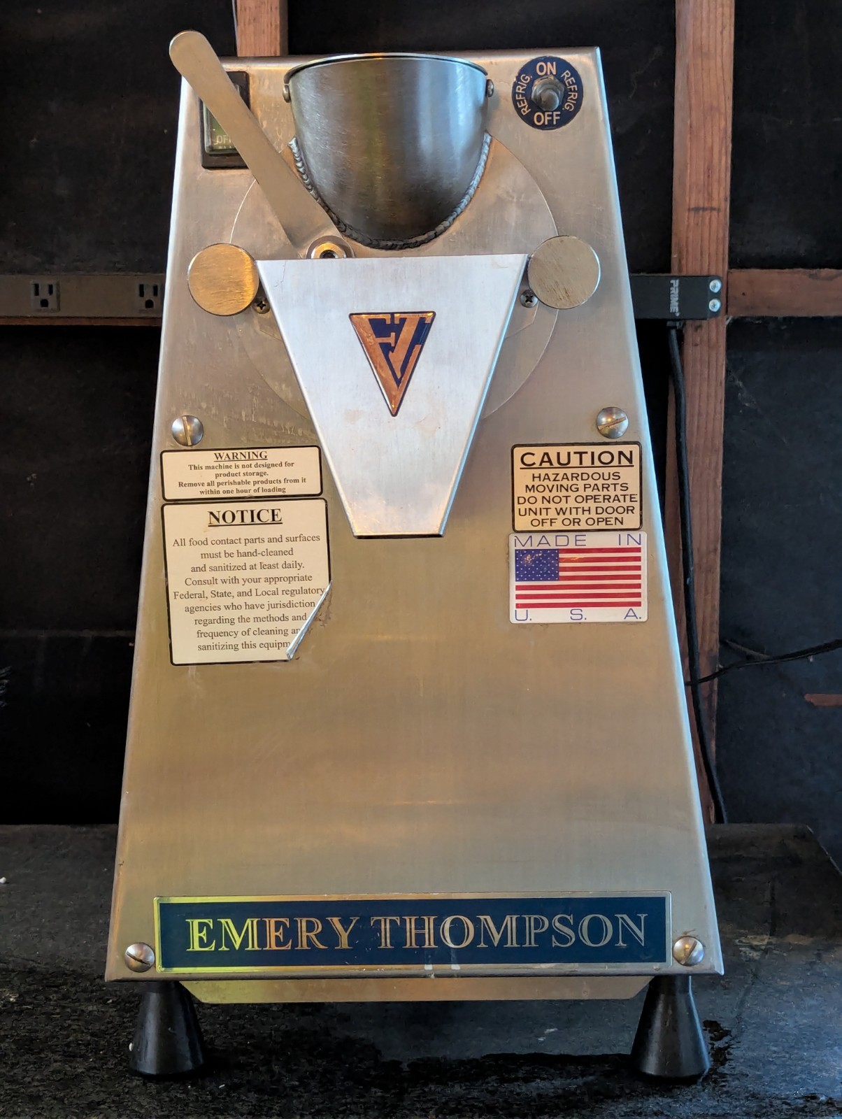Emery Thompson CB-200 Batch Freezer - used, working perfectly, with extras