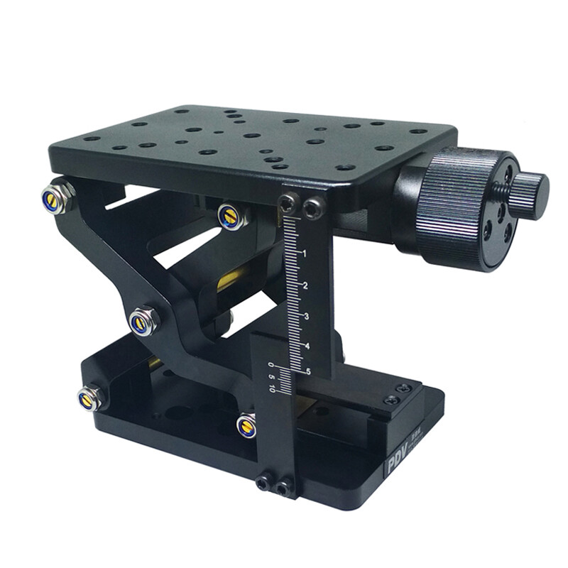 Precise Manual Lift Manual Lab Jack Elevator Optical Sliding Lift Travel 60MM