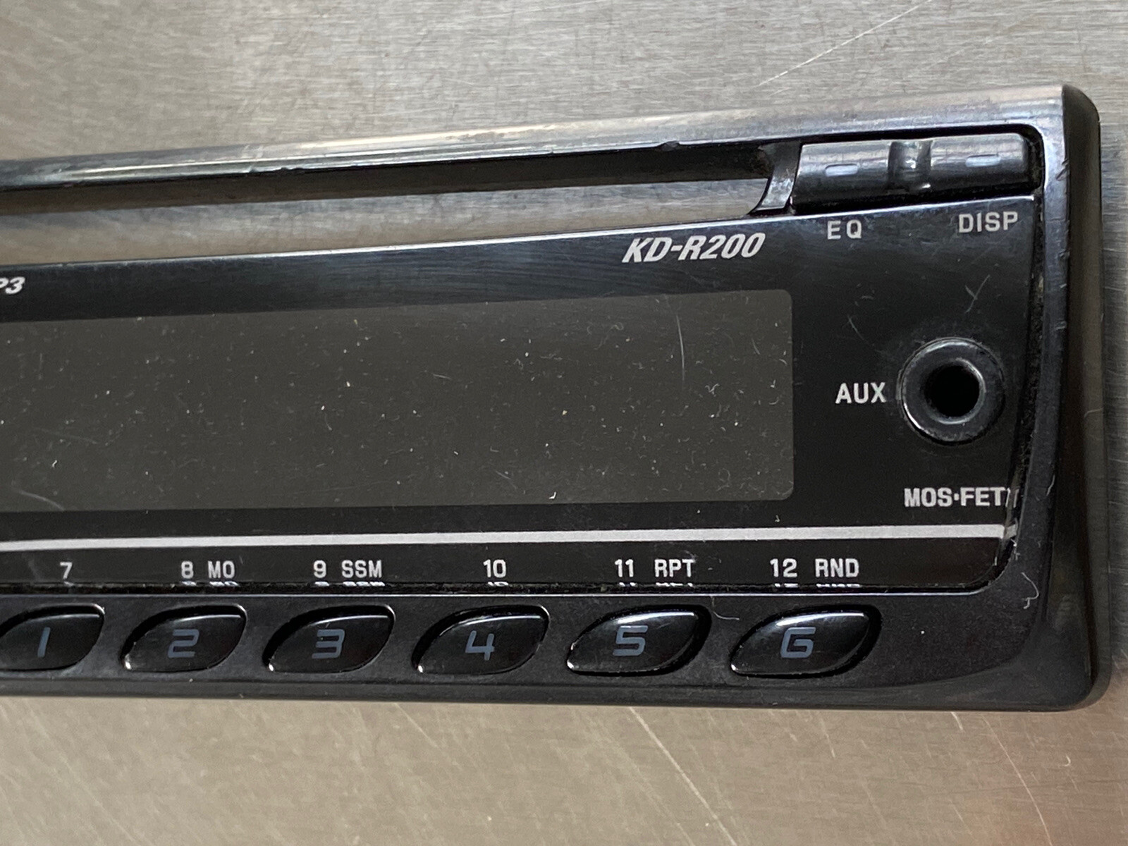 JVC KD-R200 CAR STEREO FACEPLATE ONLY JVC KD-R200 FACEPLATE ONLY OEM