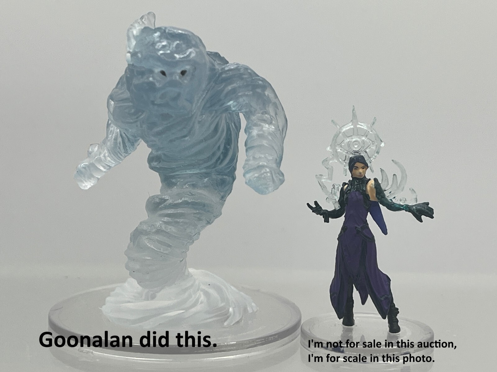 D&D Pathfinder Mini Summoned Creatures 2 Air Elemental LARGE UNIQUE