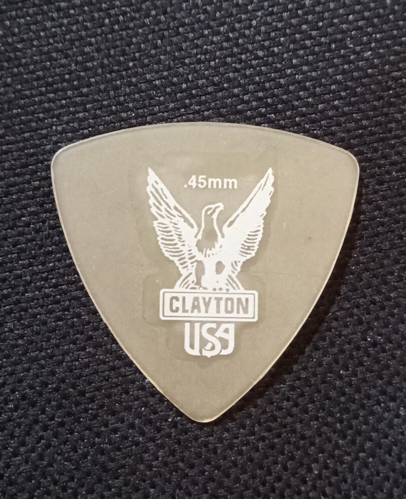 Clayton Ultem Rounded Triangle Picks, .45mm Gauge, 3 Picks