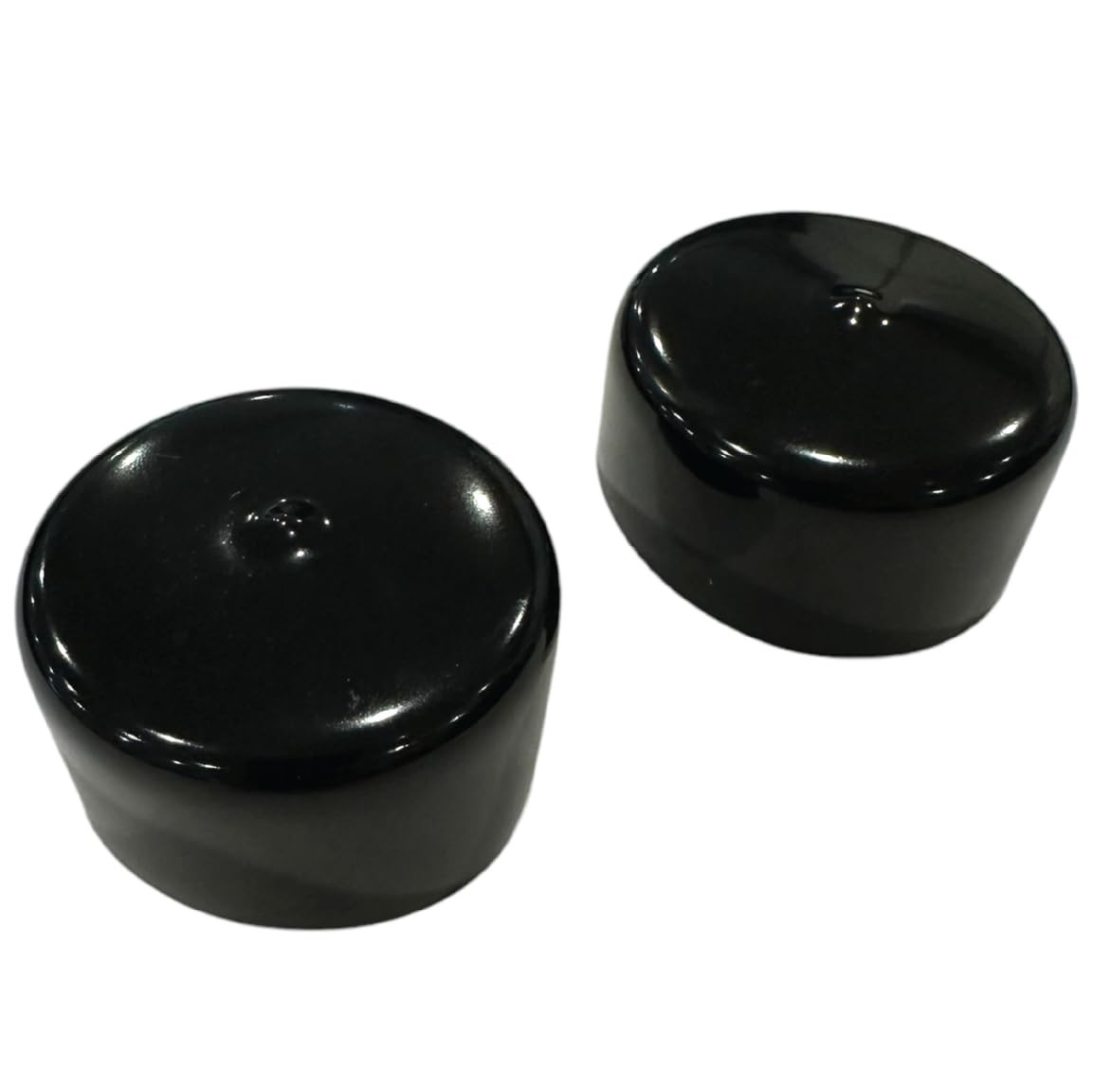 2-Inch Rubber Wheel Hub Trailer Bearing Dust Cap Plug Grease Cover 2 Pack