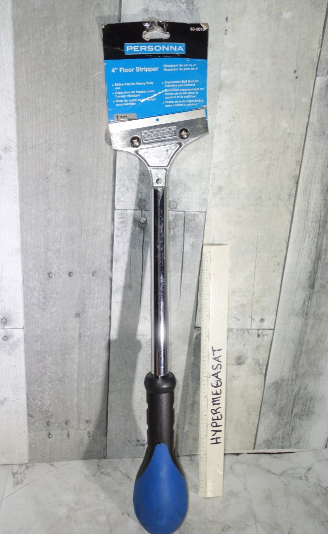PERSONNA 4" inch FLOOR STRIPPER/PAINT SCRAPER Heavy Duty Steel 63-0010