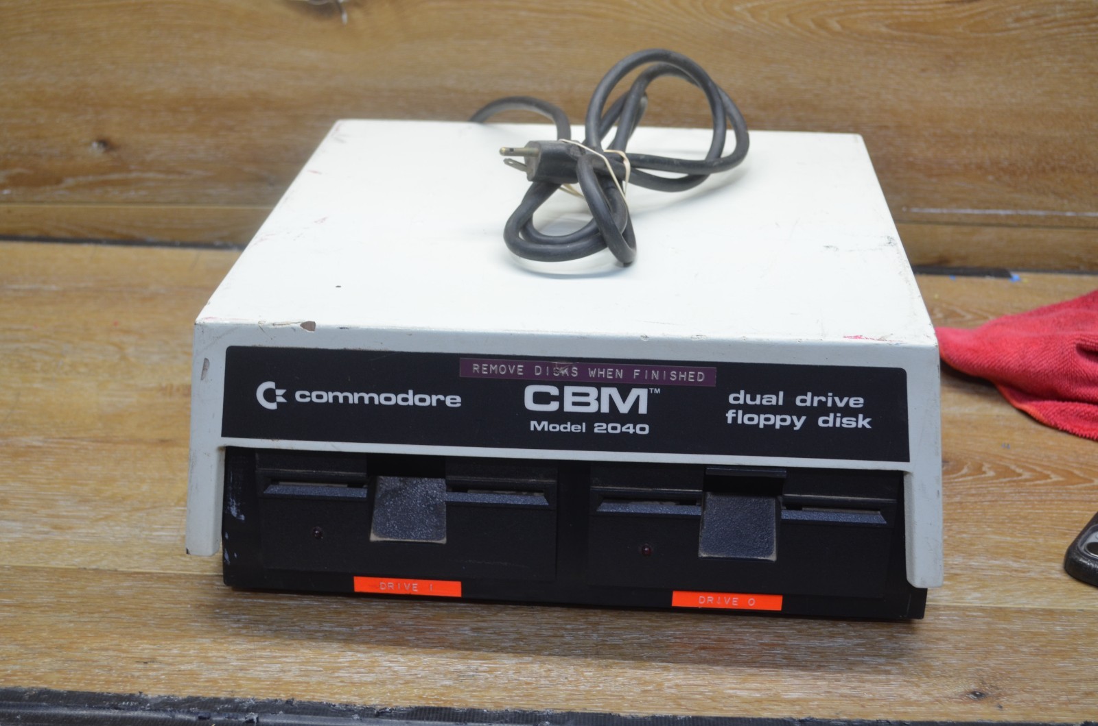 Commodore CBM 2040 Dual Floppy Disk Drive parts Selling As Is Repair