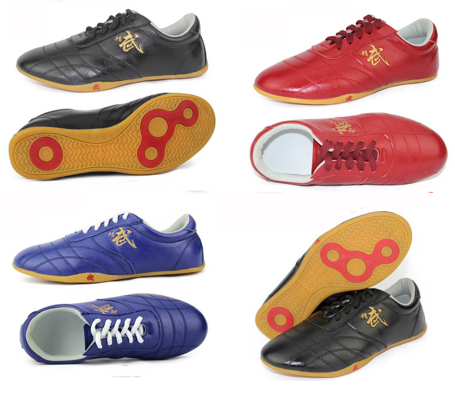 Martial Art Karate Taekwondo Shoe Kung Fu Genuine Leather Shoes Tai Chi Training