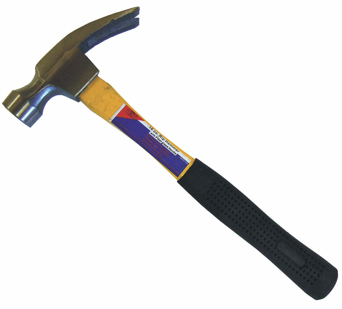 16oz Rip Hammer with Fiber Glass Handle and Grip