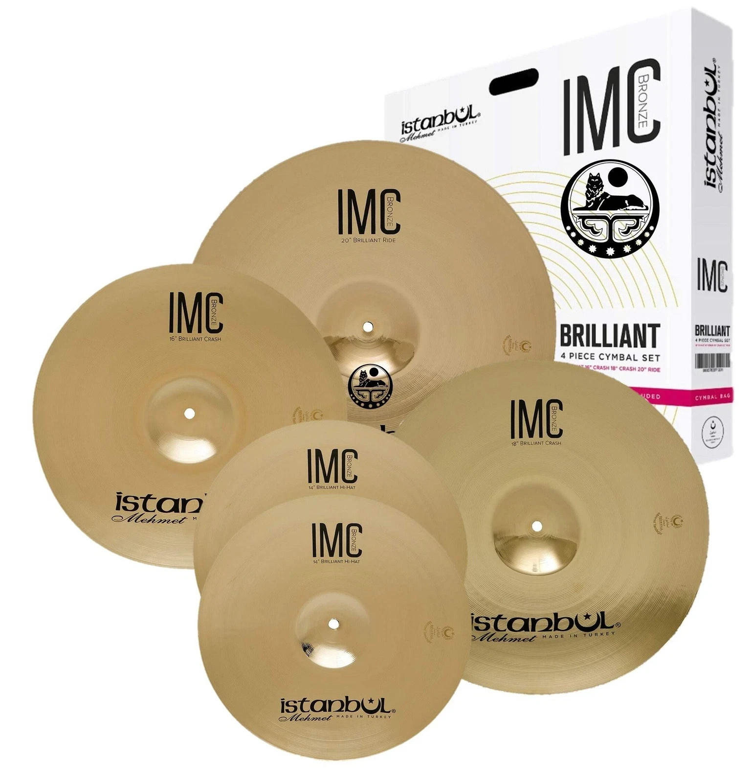 Istanbul Mehmet IMC Brilliant Cymbal Pack Box Set