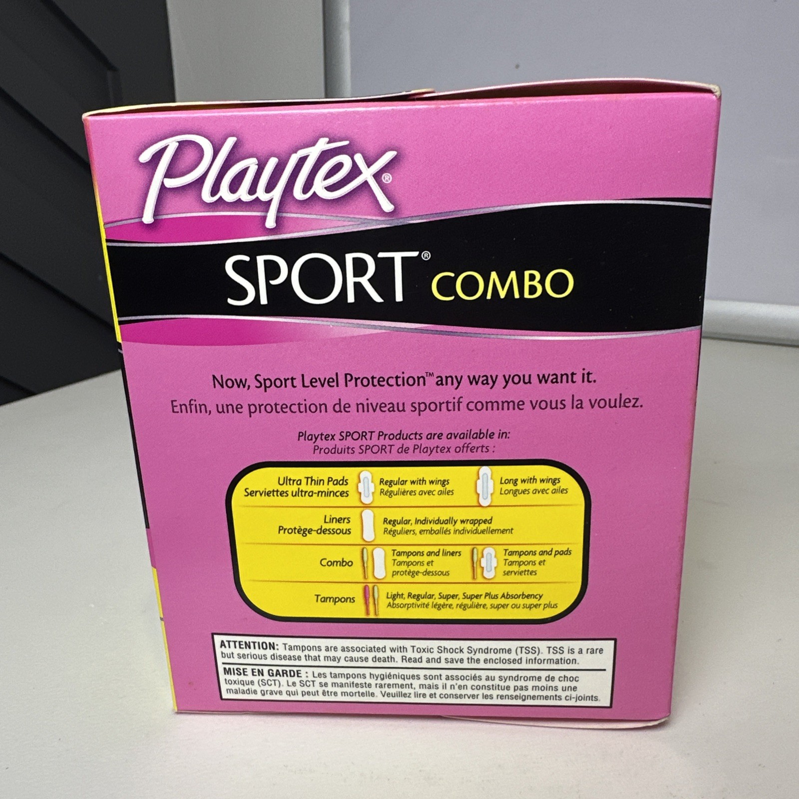 Playtex Sport Combo 28 Unscented Tampons & 20 Liners