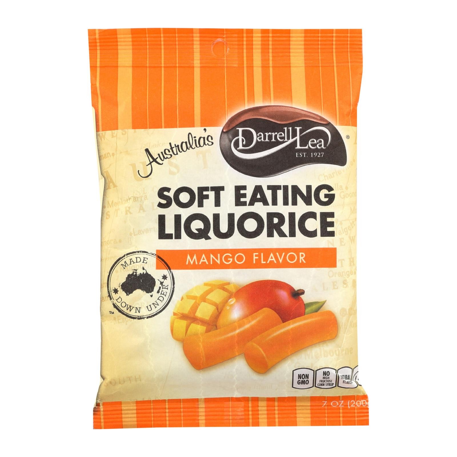 Darrell Lea DL07948 Mango Flavor Licorice 7 oz. (Pack of 8)