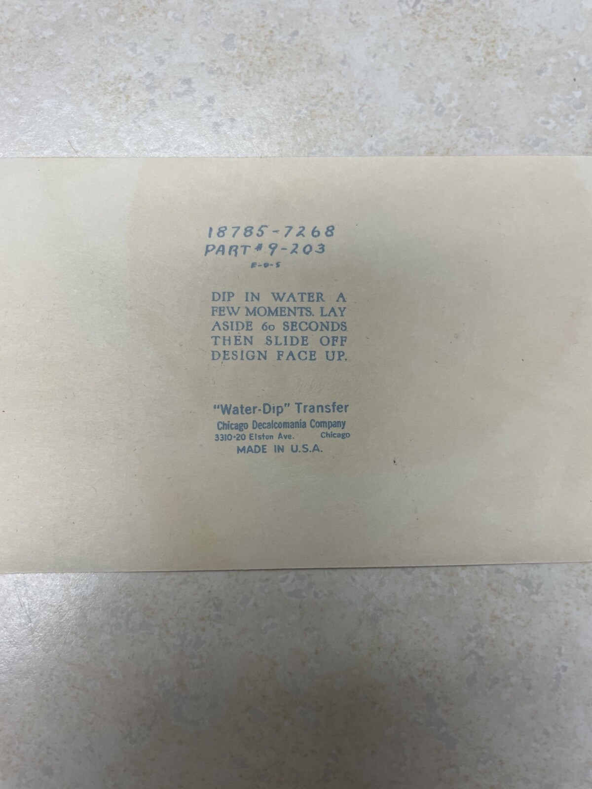 Vintage Angelus Decal - Cushman Eagle Decal