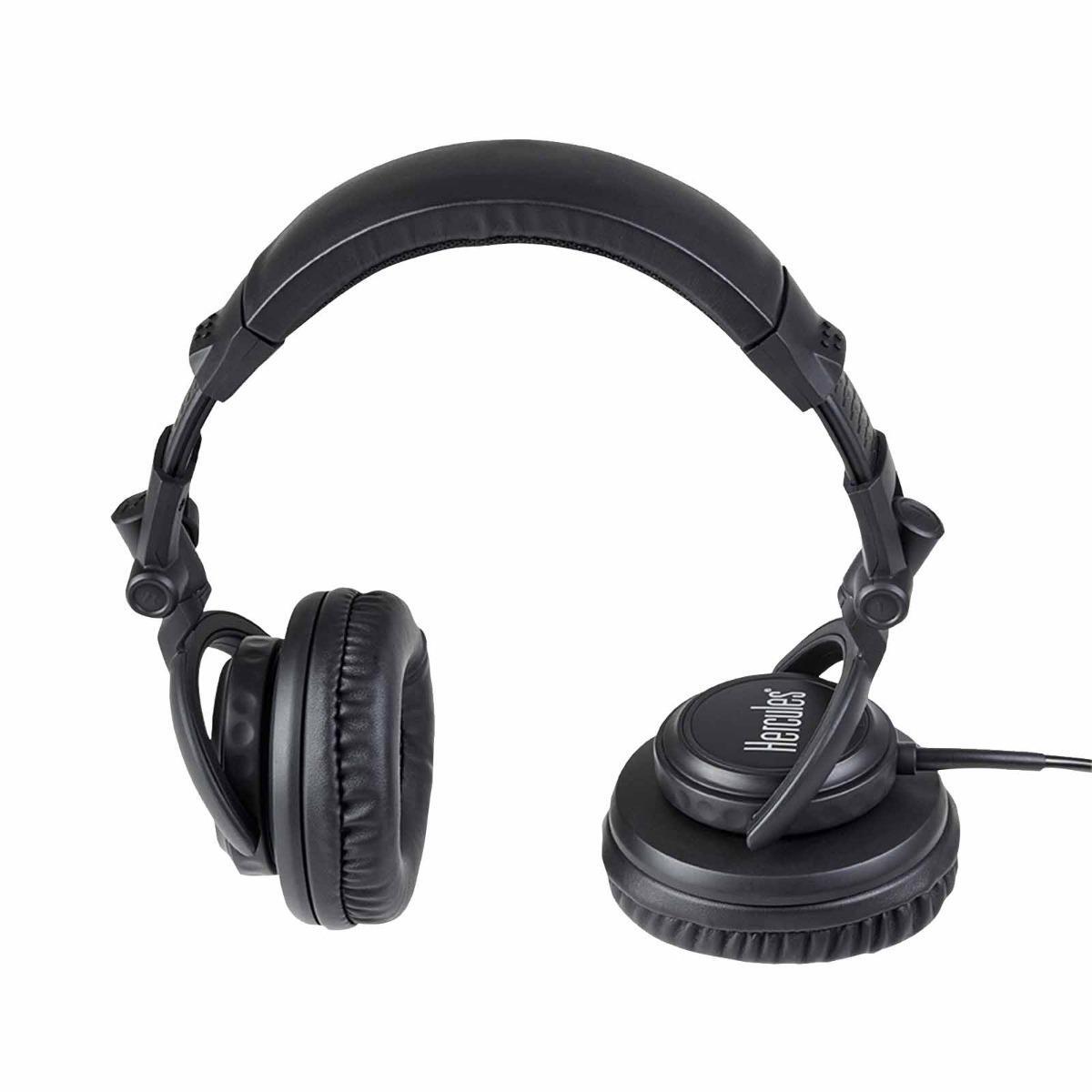 Hercules DJ Starter Kit Bundle Pack w 2 Deck Controller, Speakers, & Headphones