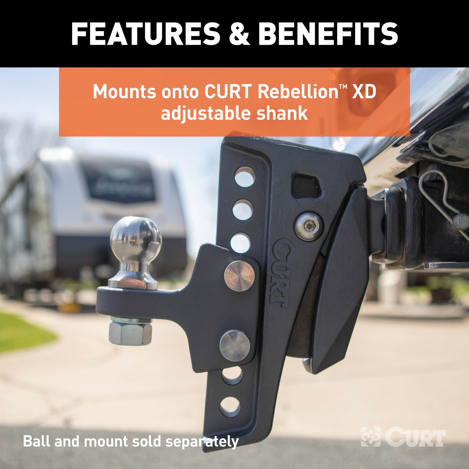 Curt-Replacement Rebellion XD Tongue Attachment