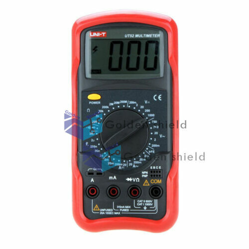 UNI-T UT52 Meter Universal Capacitance Resistance Multimeter Ohm Capacitance
