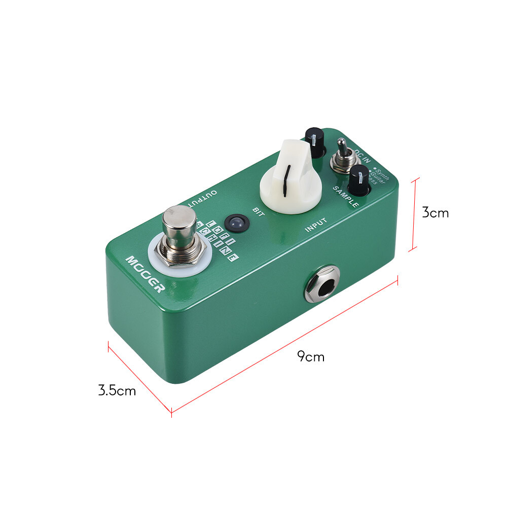MOOER LOFI MACHINE Sampling Reducing Guitar Effect Pedal MIX / Sample / BIT