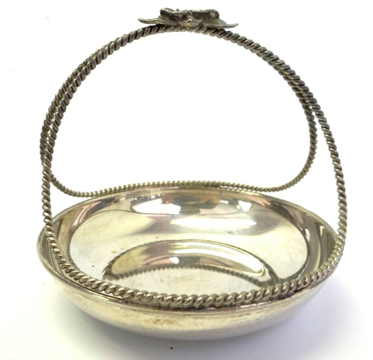 Small Lambidis Confectionery Chocolate Bouquet Floral Metal Decorative Basket